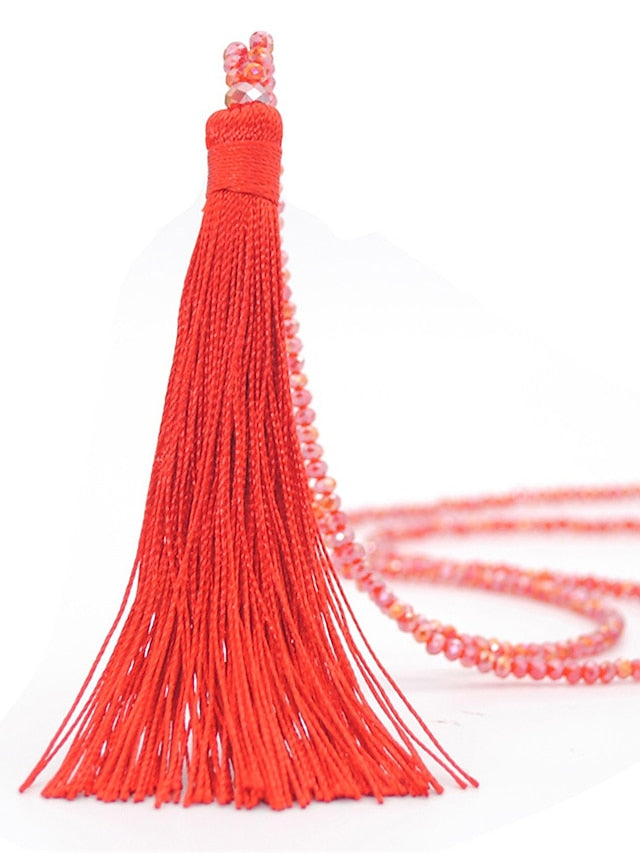 1pc Pendant Necklace Necklace For Glass Long Spike / Y Necklace / Long Necklace for Women
