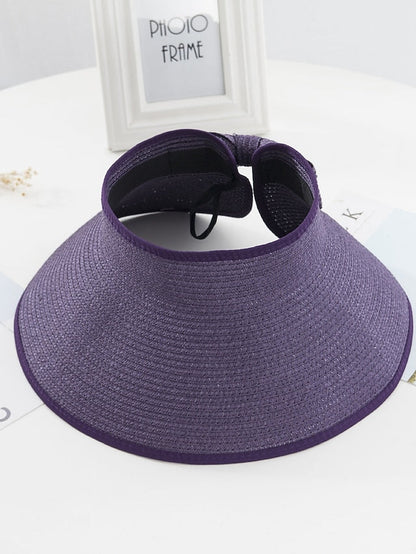 14 Colors Summer Folding Empty Top Hat Straw Hat Sun Hat Beach Hat Sunshade Sun Hat Panama Men's Straw Hat for Women