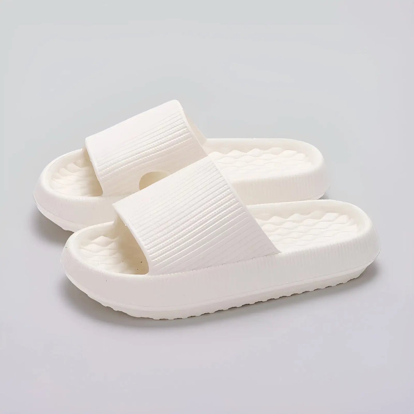 Pantuflas de plataforma Cloud Slide para mujer con acolchado suave | Ideales para el día a día