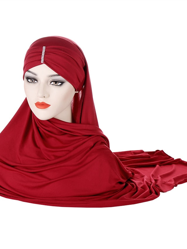 Turban Party Evening Solid / Plain Color Polyester Sweet 1 pcs for Women