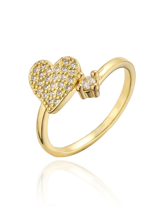 Rings Elegant Wedding Heart Ring / Gold / Fall / Winter / Spring / Summer for Women