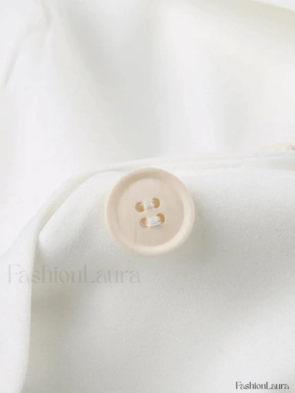 White Sleeveless Button Front Blouse