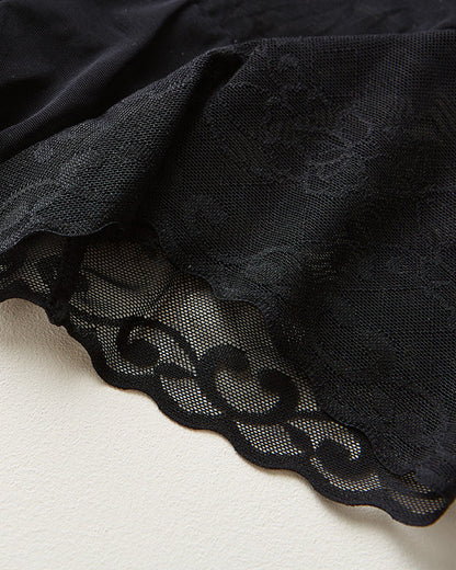 Mulberry Silk High Waist Seamless Lace Leggings