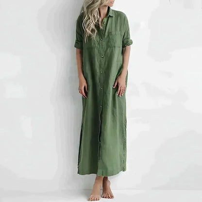 Women's Trendy Lightweight Summer Dress with Flowy Silhouette