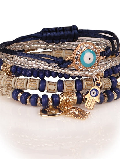 Bracelets Ethnic Style Street Color Block Bracelets & Bangles / Black / Red / Blue / Fall / Winter for Women