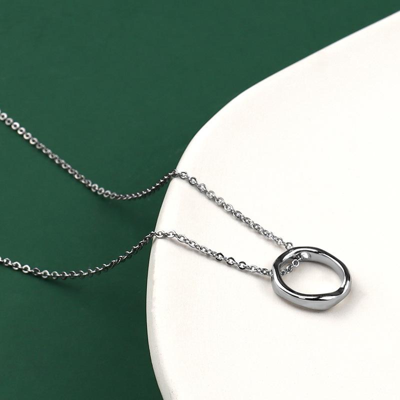 Women Irregular Circle Pendant for Women