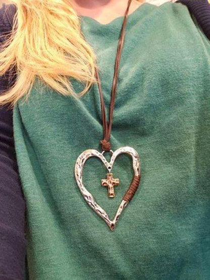 Women Necklace Heart for Women