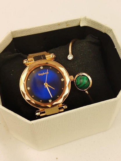 Women Quartz Watch With Bracelets Set for Women