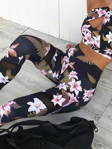 2 Piece Workout Outfits Breathable Sleeveless for Women