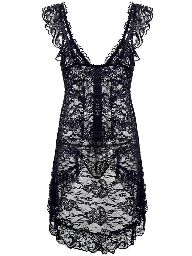 All Lace Material Underwear Set for Women
