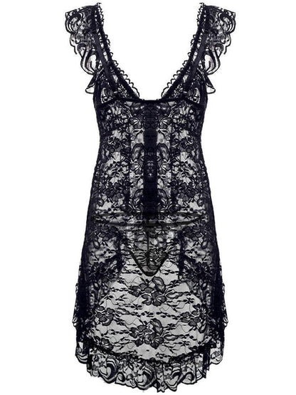 All Lace Material Underwear Set for Women