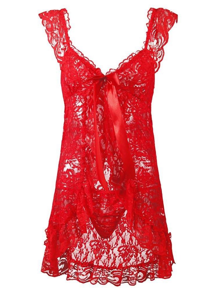 All Lace Material Underwear Set for Women