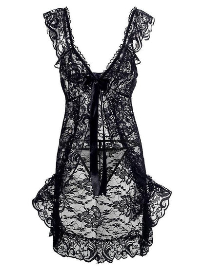 All Lace Material Underwear Set for Women
