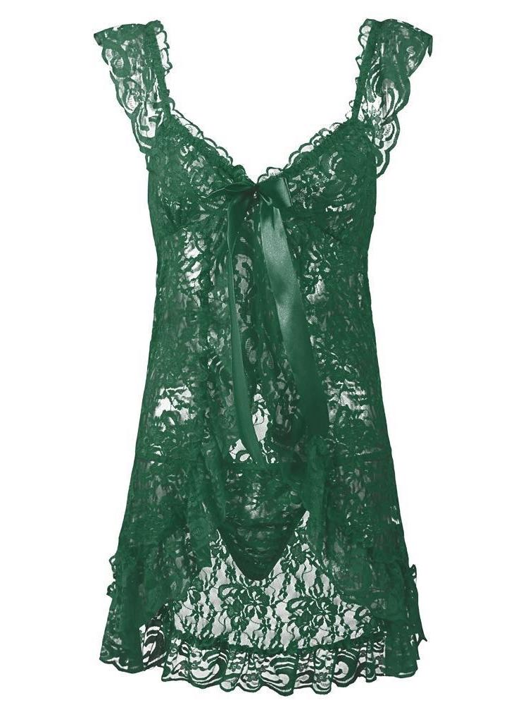 All Lace Material Underwear Set for Women