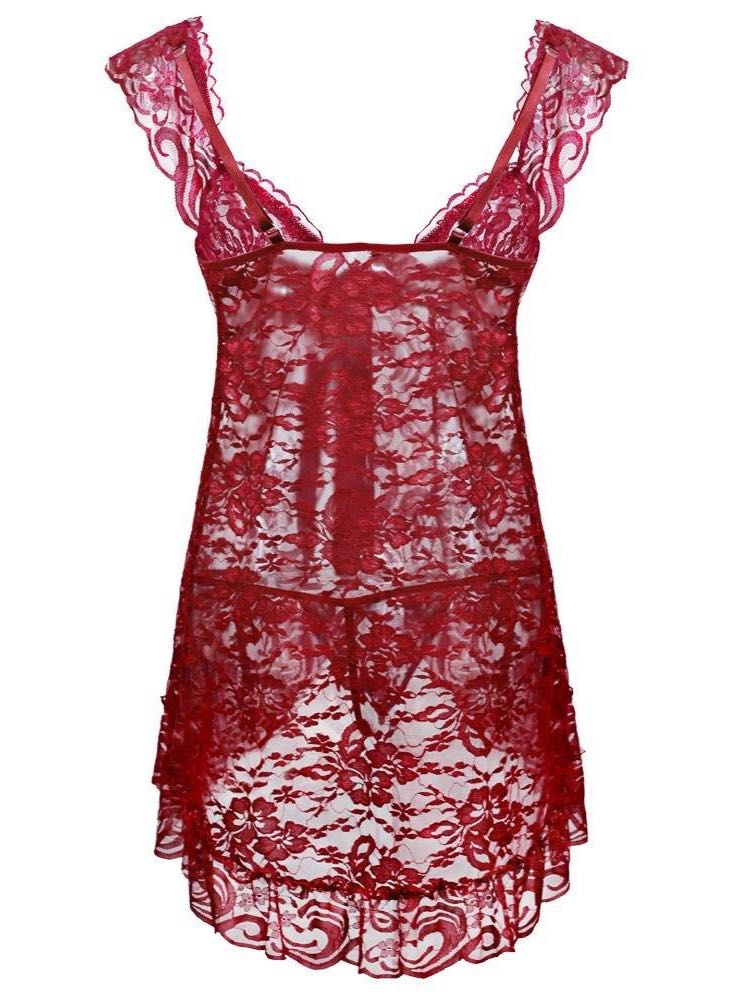 All Lace Material Underwear Set for Women