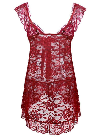 All Lace Material Underwear Set for Women