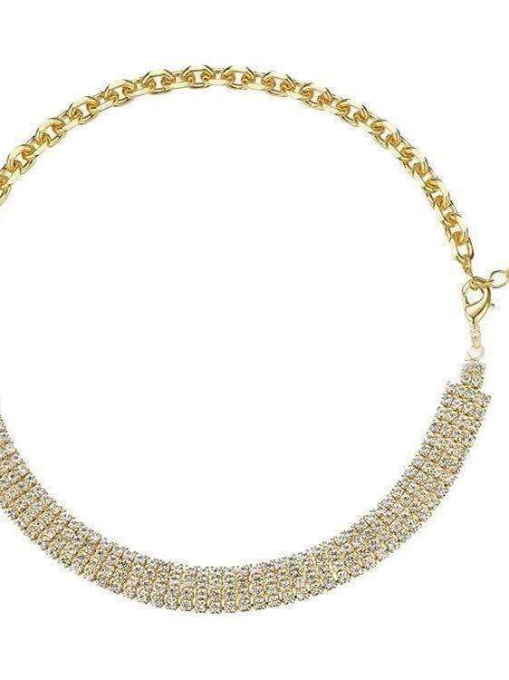 brass choker necklaces for Women