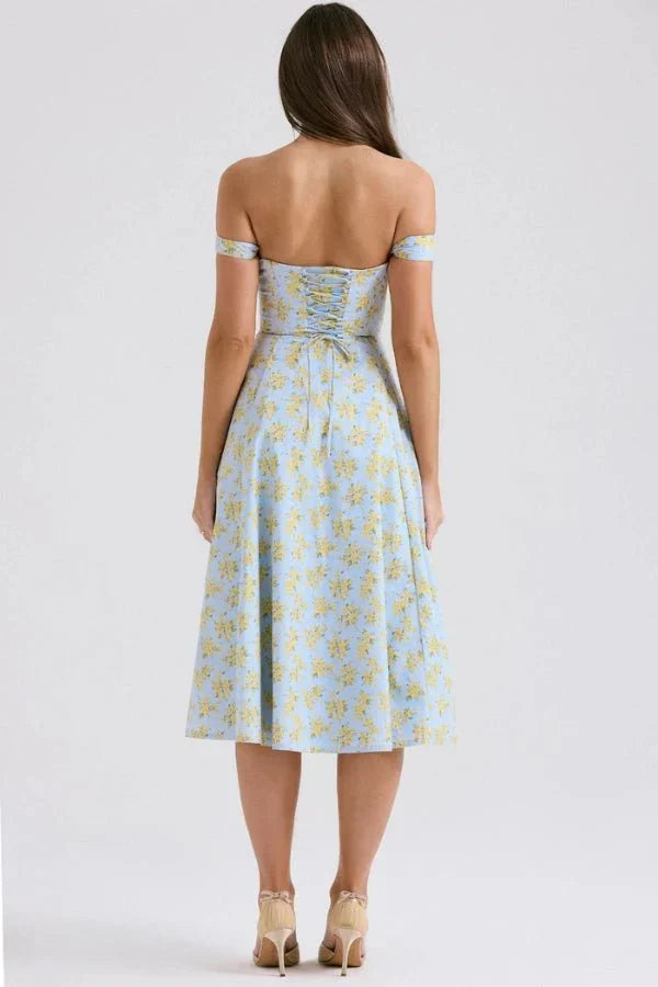 Coralie Off Shoulder Midi Dress
