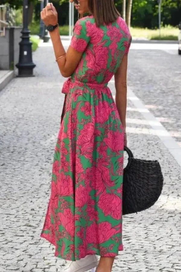 Genevieve Wrap Midi Dress