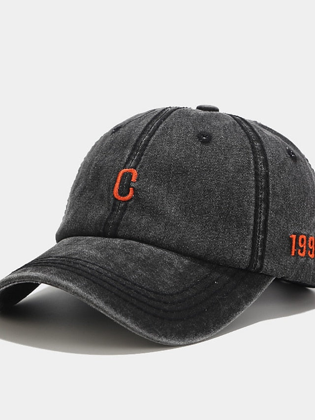 1pcs Embroidery Plain Baseball Hats Washed Cotton Cap For Men Women Adjustable Snapback Caps Baseball Cap Letter Dad Hat for Women