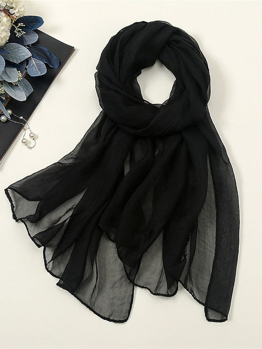 Fashion Street Pure Color Headwear for Women