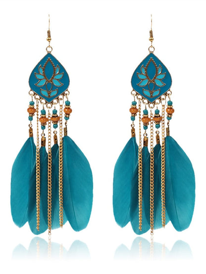 Earrings Ethnic Style Street Color Block Earring for Women