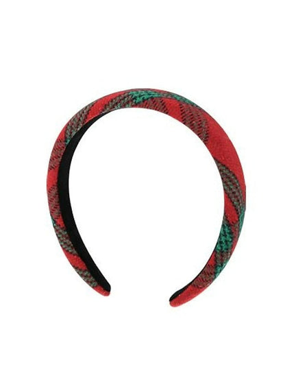1PC Girls' Headbands Scrunchie For Christmas Fabric Green bow Red bow Red headband for Women