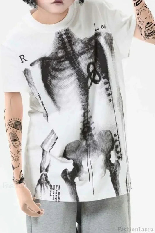 X-Ray Bone Graphic T-Shirt