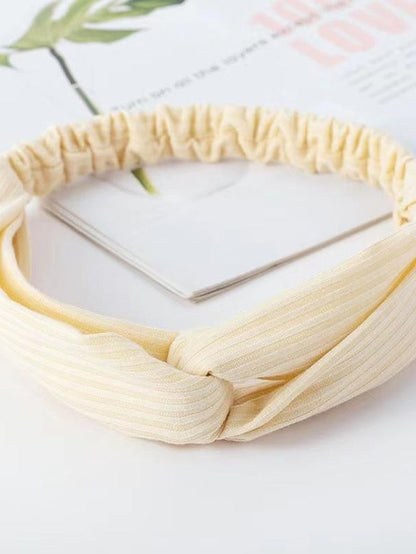 Women Twist Knotted Boho Stretchy Hair Bands Cross Turban for Women