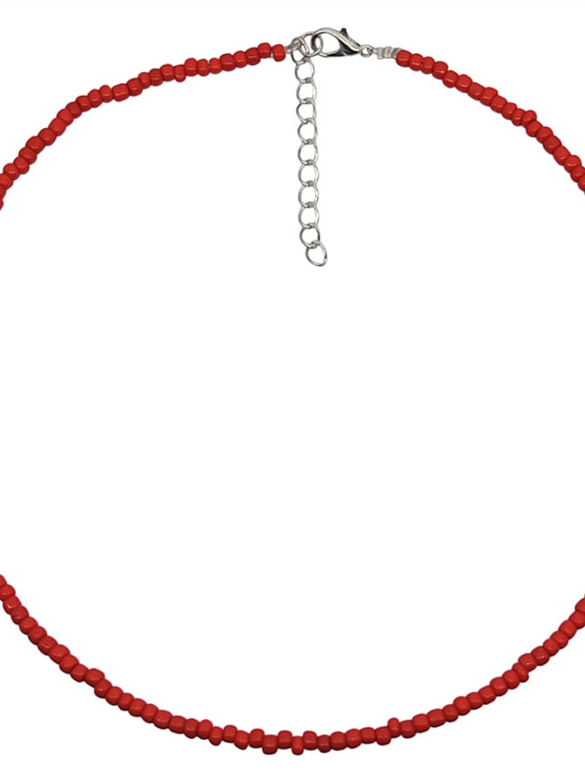 necklace Ethnic Style Street Pure Color Necklaces for Women