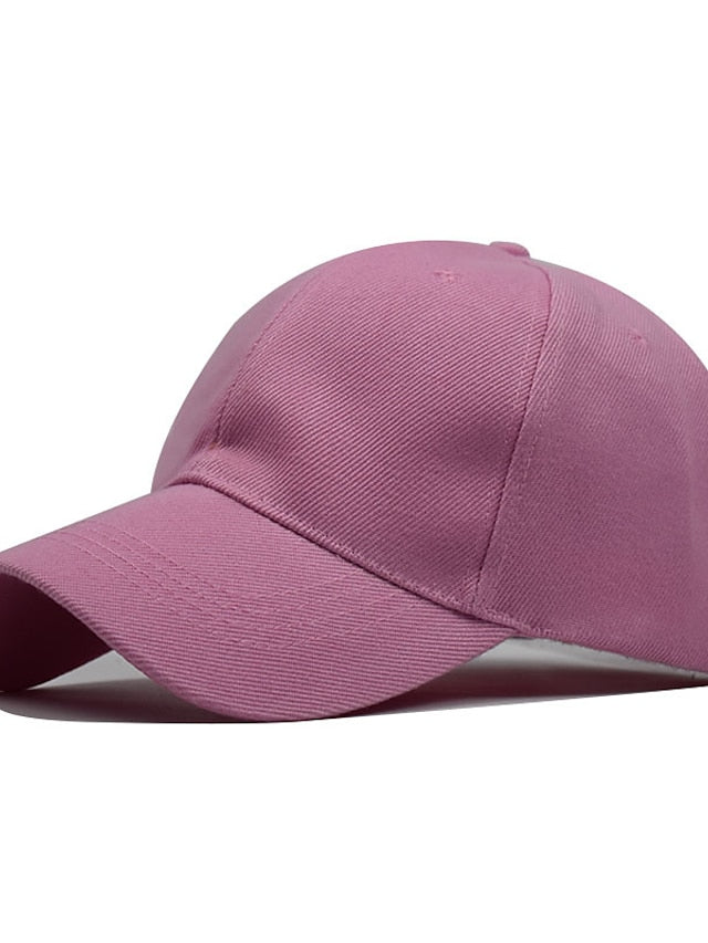 1pcs Unisex Cap Casual Solid Curved Sun Visor Baseball Cap Adjustable Snapback Hats For Women Men Hip Hop Cap Street Dad Hat for Women