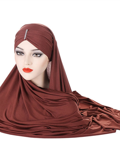 Turban Party Evening Solid / Plain Color Polyester Sweet 1 pcs for Women
