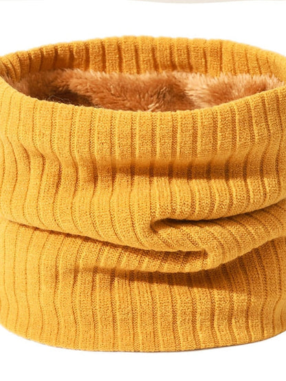 Infinity Scarf Party Black Scarf Pure Color Red Khaki Fall Winter Unisex for Women