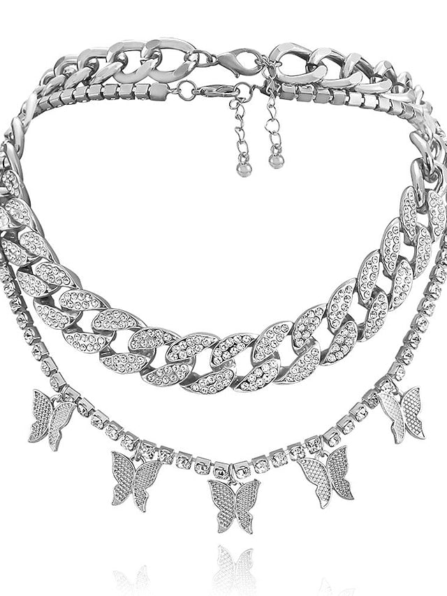 necklace Chic & Modern Party Butterfly Necklaces / Gold / Silver / Fall / Winter / Spring for Women