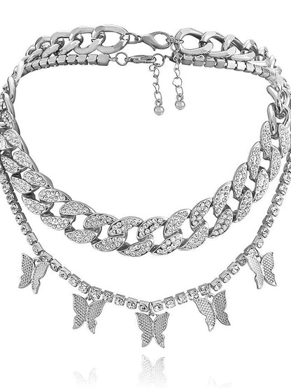 necklace Chic & Modern Party Butterfly Necklaces / Gold / Silver / Fall / Winter / Spring for Women