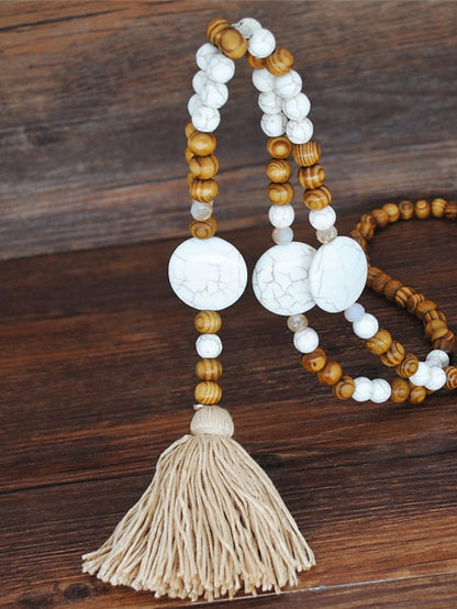 1pc Necklace For Street Dailywear Daily Wooden Crystal Wood Heart Star Butterfly Brown / Fall / Winter / Spring / Summer / Vintage for Women