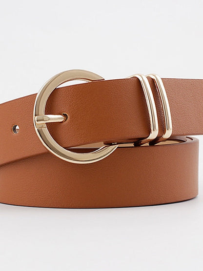 Belt PU Black Brown Beige Coffee Waist Belt Daily Work Pure Color / Spring / Summer / Fall / Winter / Alloy for Women