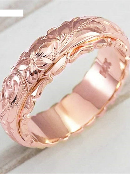 1PC Ring For Daily Date Alloy Classic Flower for Women