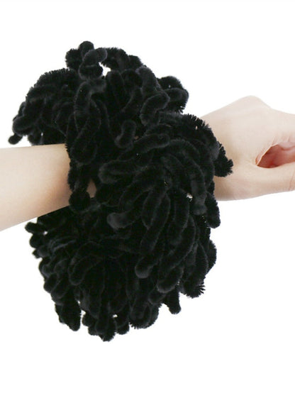 3Colors Muslim Women Twist Scrunchie Elastic Hair Hijab Scarf Headwear Hairband Band Stretch Ladies Turban Head Wrap Bandana Accessories for Women