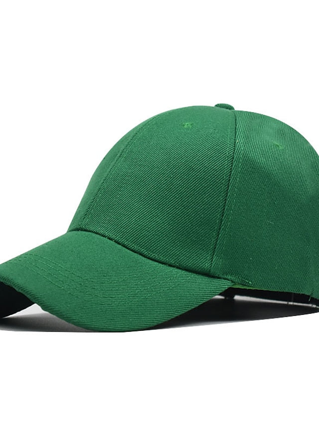 1pcs Unisex Cap Casual Solid Curved Sun Visor Baseball Cap Adjustable Snapback Hats For Women Men Hip Hop Cap Street Dad Hat for Women