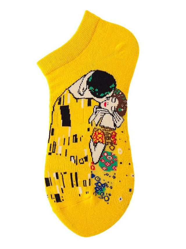 Anckle Socks Low Cut Socks Outdoor Office Work Animal Patterned Spandex Nylon Cotton Basic Casual Classic 1 Pair for Women