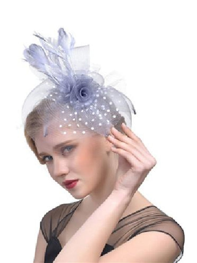 Hair Clip Party Party Solid Color Headwear / Red / Blue / Fall / Winter / Spring for Women