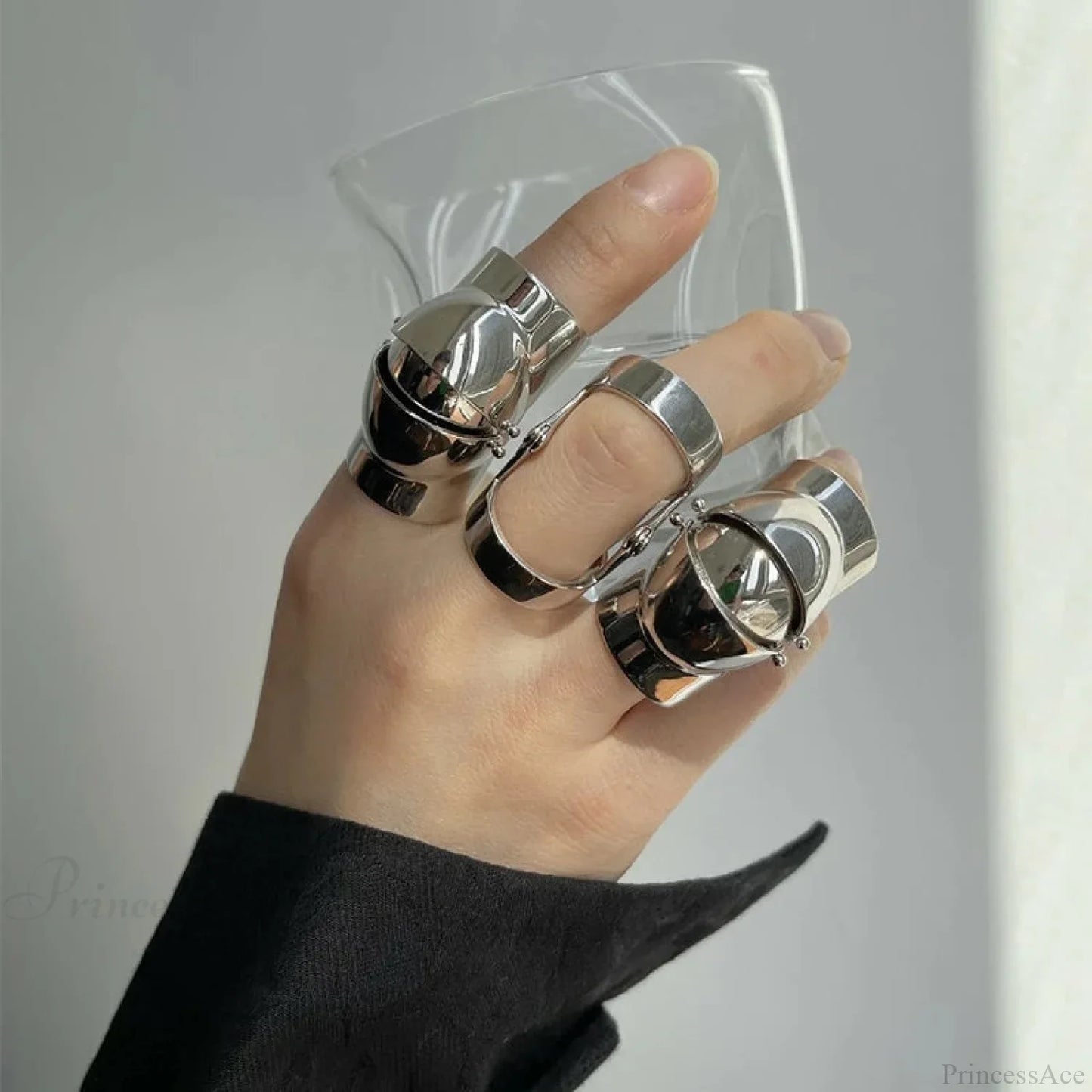 Y2K Armor Rebel Gothic Circle