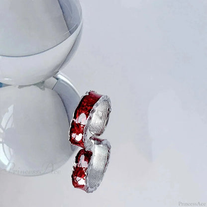Y2K Crimson Drip Petroleum Gothic Band