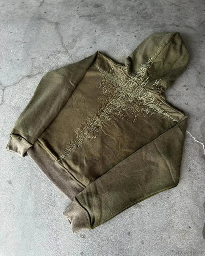 Y2K Mysterious Embroidery Hoodie