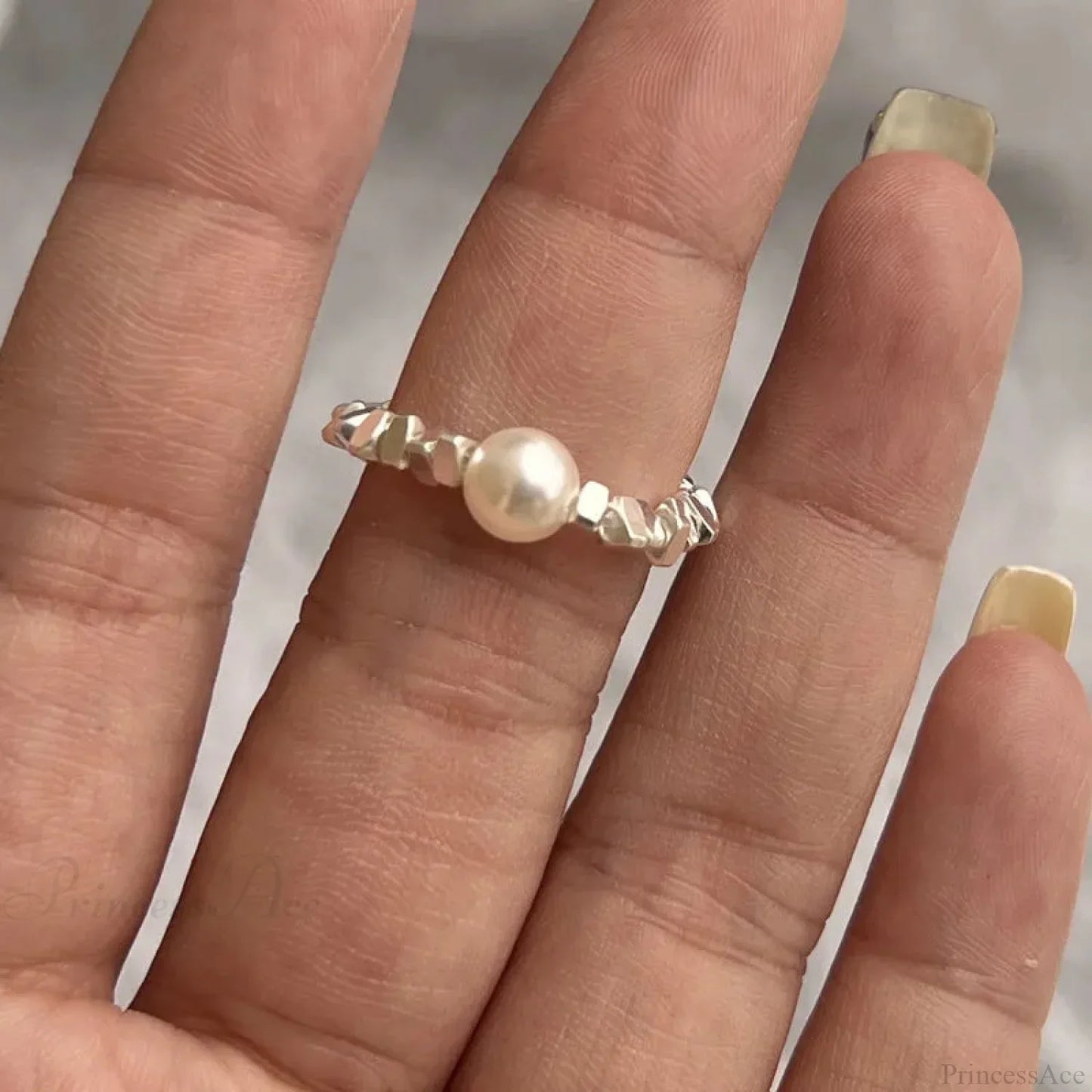 Y2K Transparent Heart Gothic Ring
