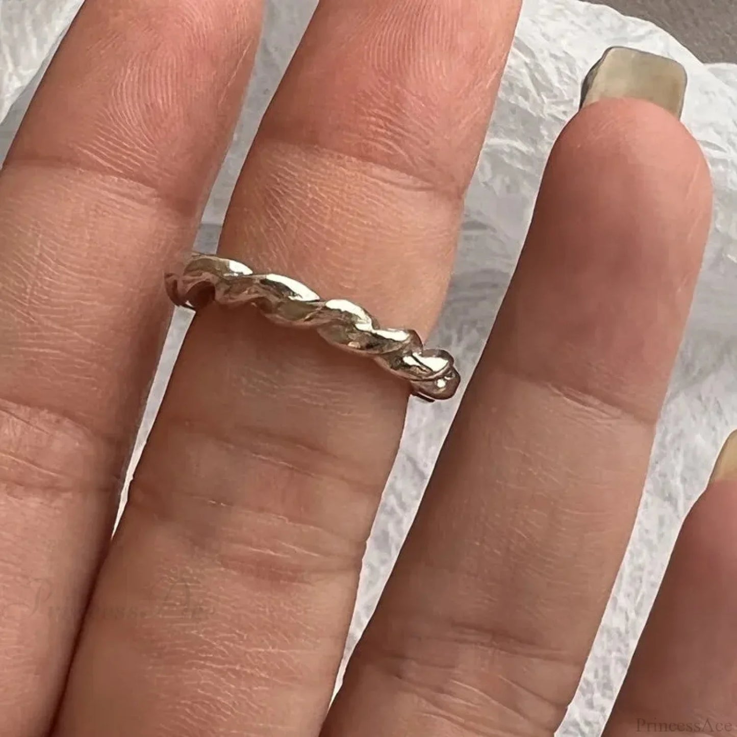 Y2K Transparent Heart Gothic Ring