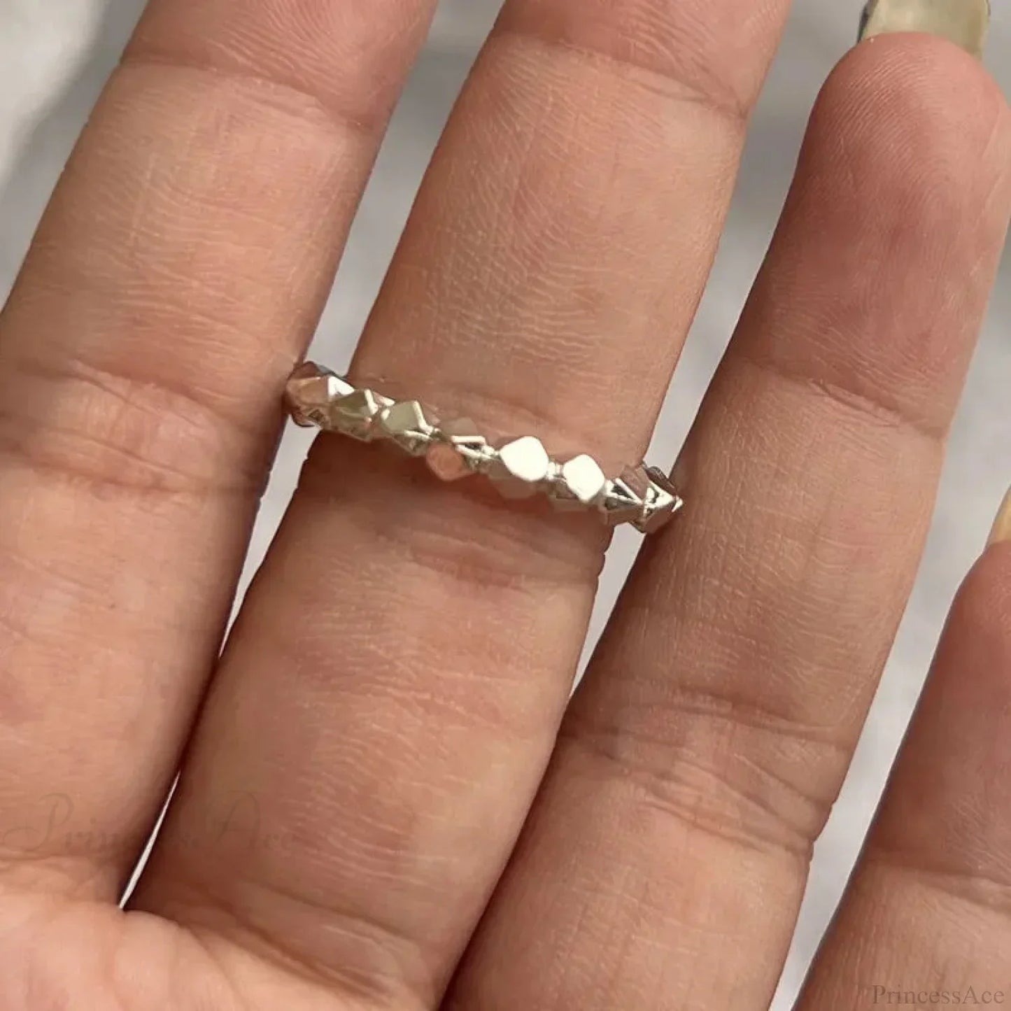Y2K Transparent Heart Gothic Ring