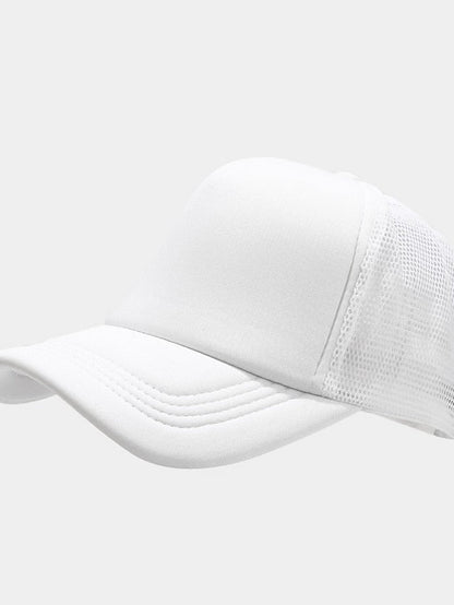 1pcs Unisex Cap Casual Plain Mesh Baseball Cap Adjustable Snapback Hats For Women Men Hip Hop Trucker Cap Streetwear Dad Hat for Women