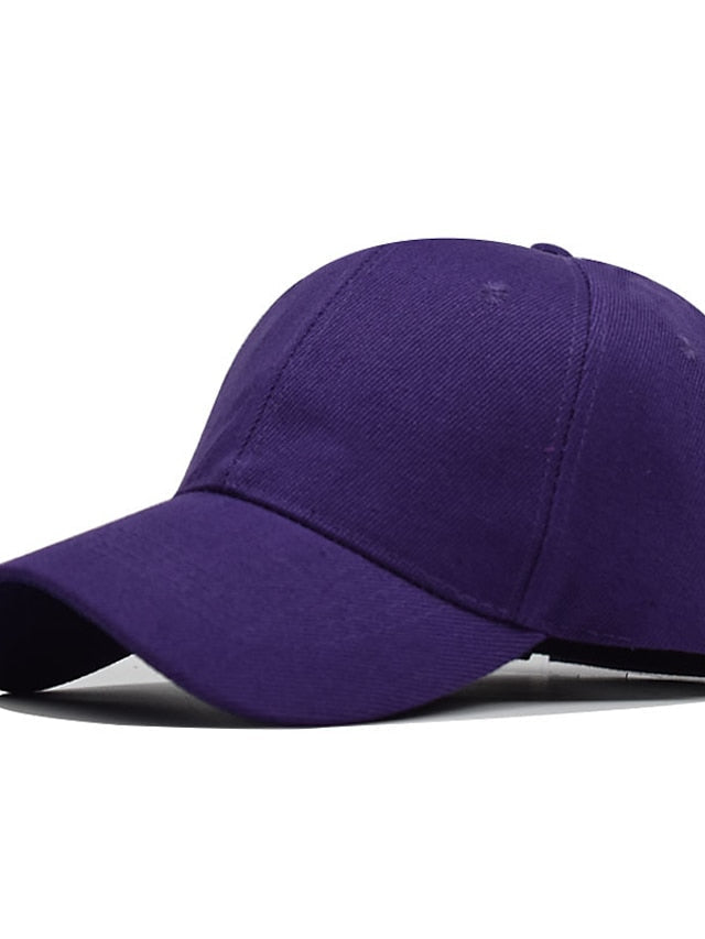 1pcs Unisex Cap Casual Solid Curved Sun Visor Baseball Cap Adjustable Snapback Hats For Women Men Hip Hop Cap Street Dad Hat for Women